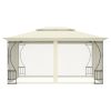 Gazebo with Nets 9.8'x13.1'x8.7' Cream