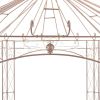 Garden Pavilion Antique Brown 13.1' Iron