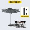 VEVOR Umbrella Base, 27" Round Umbrella Base, 39lbs Umbrella's Holder Stand